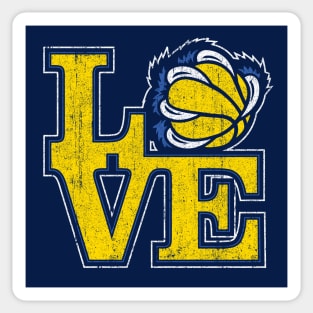 Love Memphis Basketball Sticker